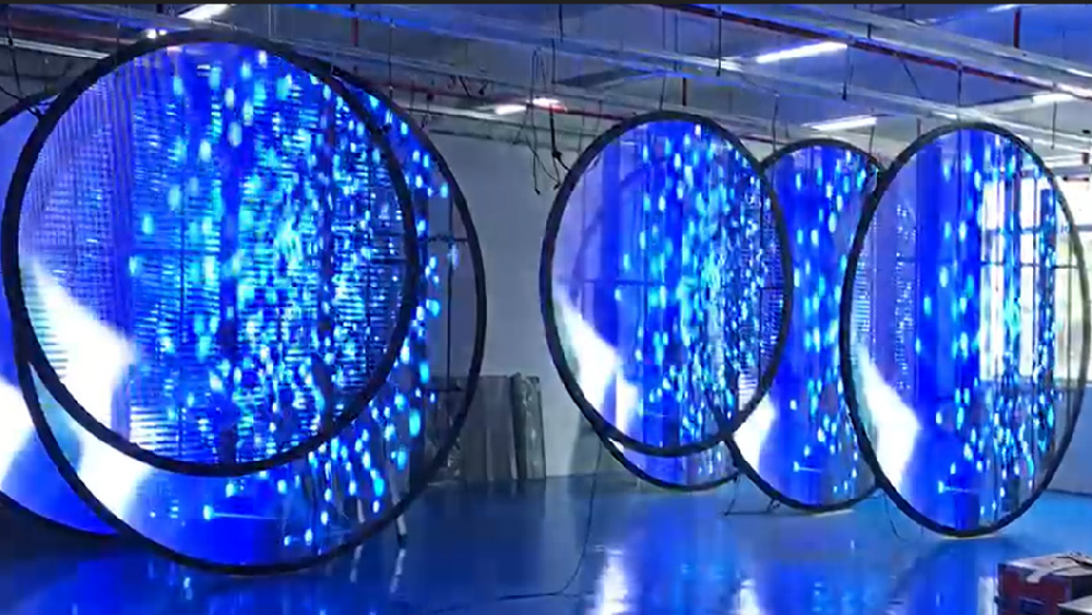 Transparent LED circular 